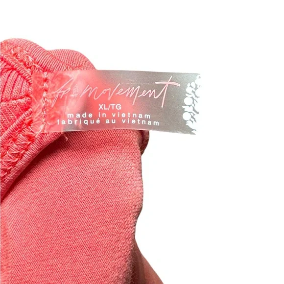 NWT Free People FP Movement Hot Shot Tee Romper |‎ XL | Electric Sunset - Picture 5 of 12